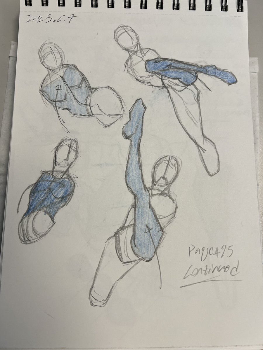 StudioKongou's tweet photo. Pages 94-98 of Character Point Drawing by @taco1704 On-Stream Drawing. https://t.co/RlRDSQ6nYz