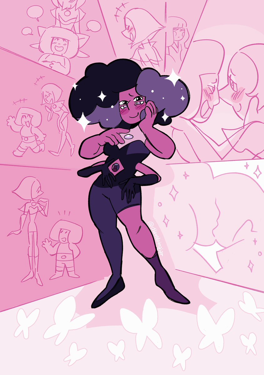 “this love story that just keeps happening and happening” #StevenUniverse #LarsoftheStars
