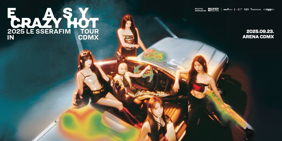 Arena CDMX (@arenacdmexico) on Twitter photo 안녕하세요 👋🏼🇰🇷
El grupo de K-pop <a href="/le_sserafim/">LE SSERAFIM</a> llega a tierra azteca este 23 de septiembre para presentarse en la #ArenaCDMX como parte de su gira EASY CRAZY HOT. 💓
Venta general a partir del 25 de junio en: superboletos.com 안녕하세요 👋🏼🇰🇷
El grupo de K-pop <a href="/le_sserafim/">LE SSERAFIM</a> llega a tierra azteca este 23 de septiembre para presentarse en la #ArenaCDMX como parte de su gira EASY CRAZY HOT. 💓
Venta general a partir del 25 de junio en: superboletos.com