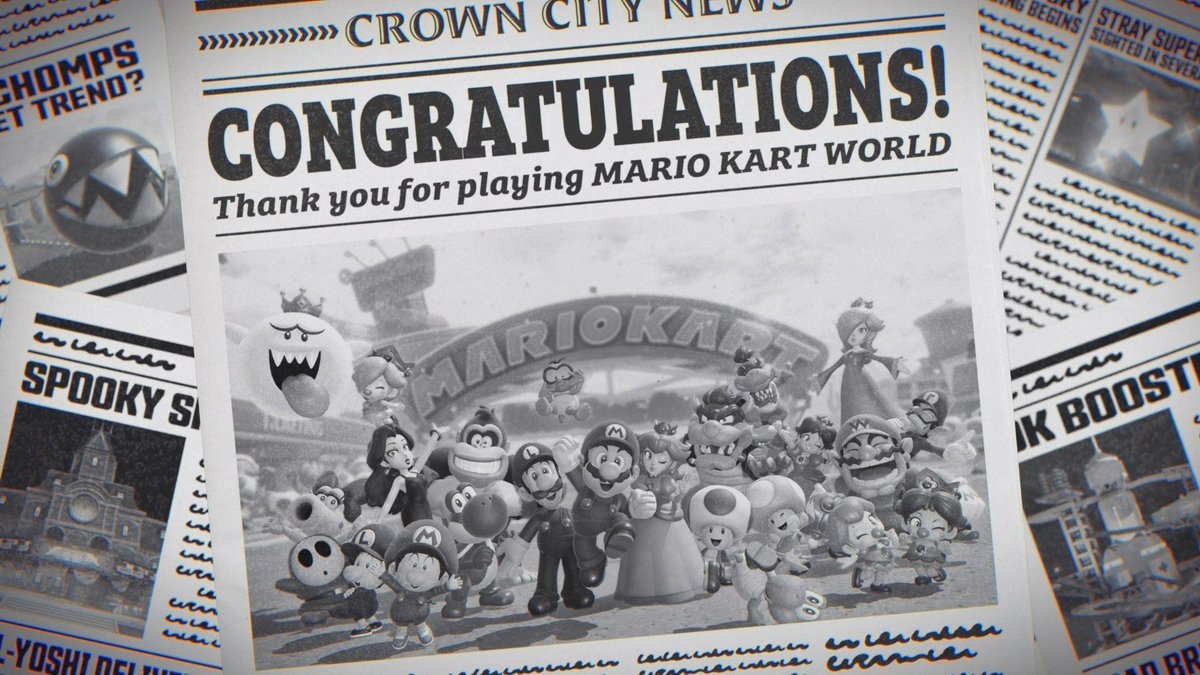 CasualNoobGamer's tweet image. #NintendoSwitch2 #MarioKartWorld Spoiler alert I drove on Rainbow Road in the new Mario Kart World Game and it was a tough track but I beat it and I guess the game, now it’s time to retire from playing Mario Kart lol