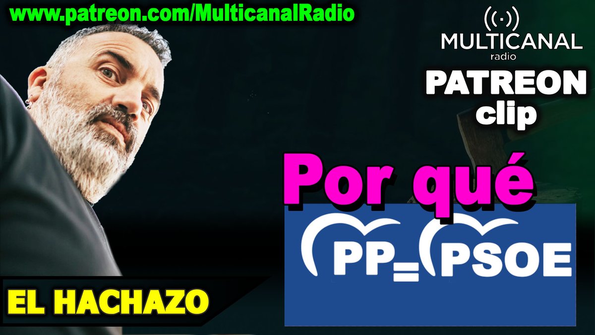 Clip de "EL HACHAZO"
Recuerda, puedes ver los programas completos en primicia uniéndote a Patreon en patreon.com/MulticanalRadio
Clip: youtu.be/bbtlyO6fLdQ👈
