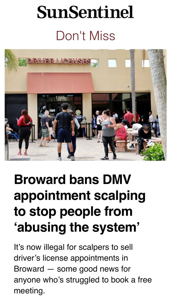 TPFabricio's tweet image. If you’re having trouble getting an appointment with the DMV— my district office is here to help.

📞 (305) 564-4980

#District110 #DMVHelp #StopScalpers #PublicService #TomFabricio