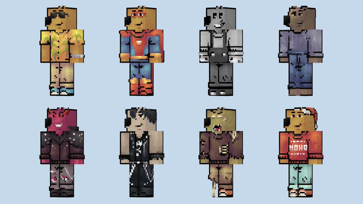 We just extended our collaboration with <a href="/PhillipBankss/">philb</a>.

+8 exclusive Chill Guy skins available on the #MinecraftMarketplace!

Get them now: minecraft.net/en-us/marketpl…