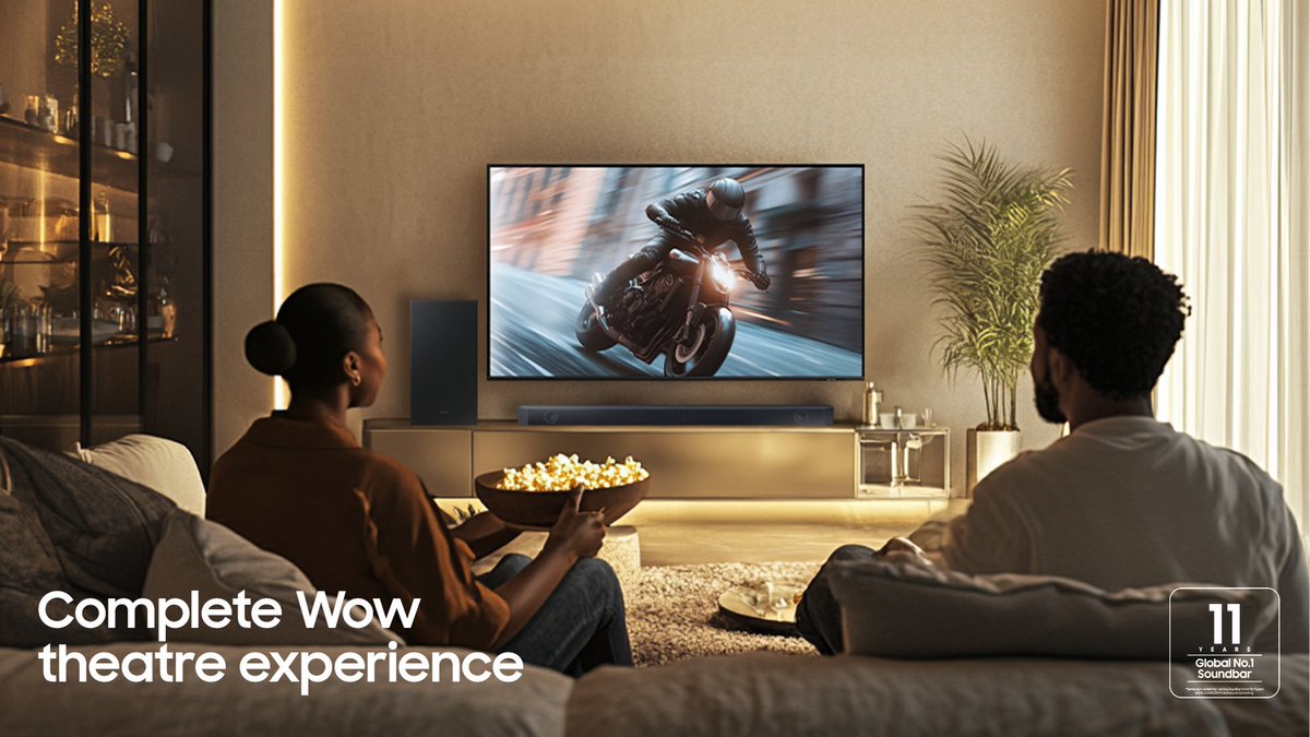 SamsungKE's tweet image. Don't just watch, FEEL it with the #QSeries Soundbar which puts Dolby Atmos power, that will blow you away right in your home.😍 

Learn more: spr.ly/60154JTIL 

#MoreWithSamsung