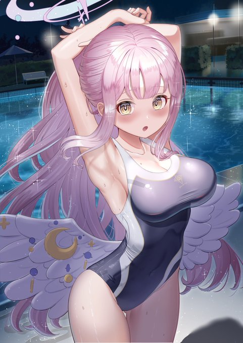 #水着からしか得られない栄養があるので見た人も貼る
#BlueArchive 
ミカ! 