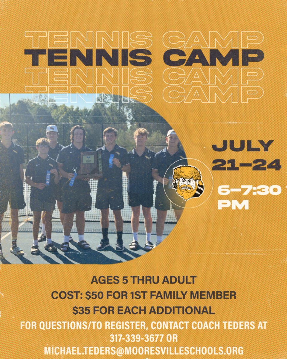 TheVilleTennis's tweet image. 🎾 Serve up some summer fun at our Tennis Camp!
All skill levels welcome—learn, play, and make new friends on the court.
Register now and ace your game! 🏆