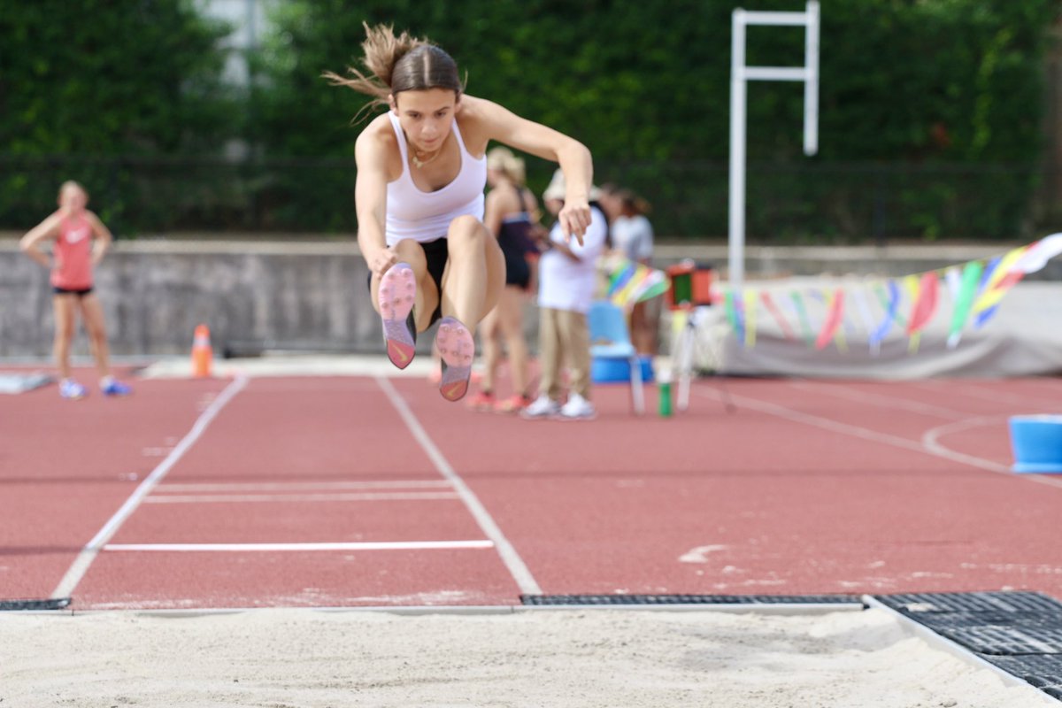 New PR in long jump - jumped 17’11 at Texas Greatest Athlete!  <a href="/TTFCA/">TTFCA</a> <a href="/AAUTrackNField/">AAU Track & Field</a> <a href="/usatf/">USATF</a> #longjump #texasgreatestathlete #trackandfield <a href="/KodiakTfc/">Kodiak TFC</a> <a href="/MikeCunningham/">I ❤️ T&F Coaches!</a>