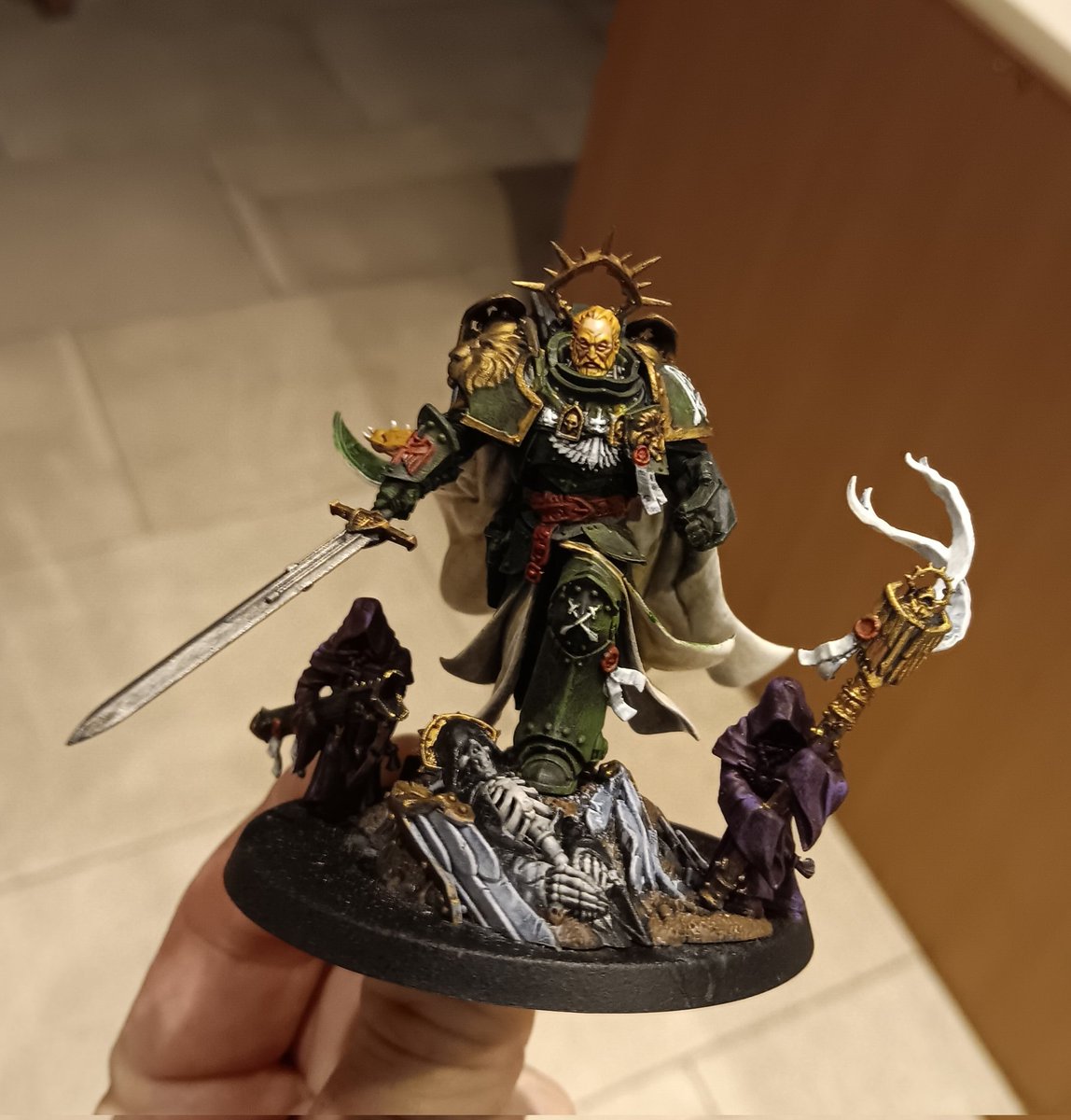 #hobbystreak day 1446 working on the Lion #darkangels #warhammer40k