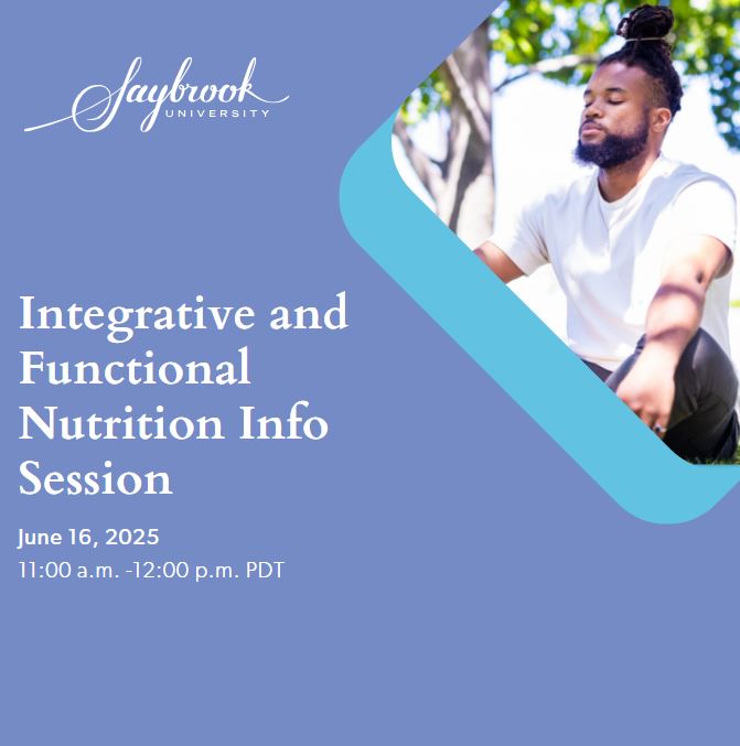 Join Integrative and Functional Nutrition faculty, Blake Myers, ND, on June 16 from 11 a.m.-12 p.m. PDT for a virtual information session to discover more about our integrative and functional nutrition programs. Sign up today! ow.ly/zLyx50W85mM