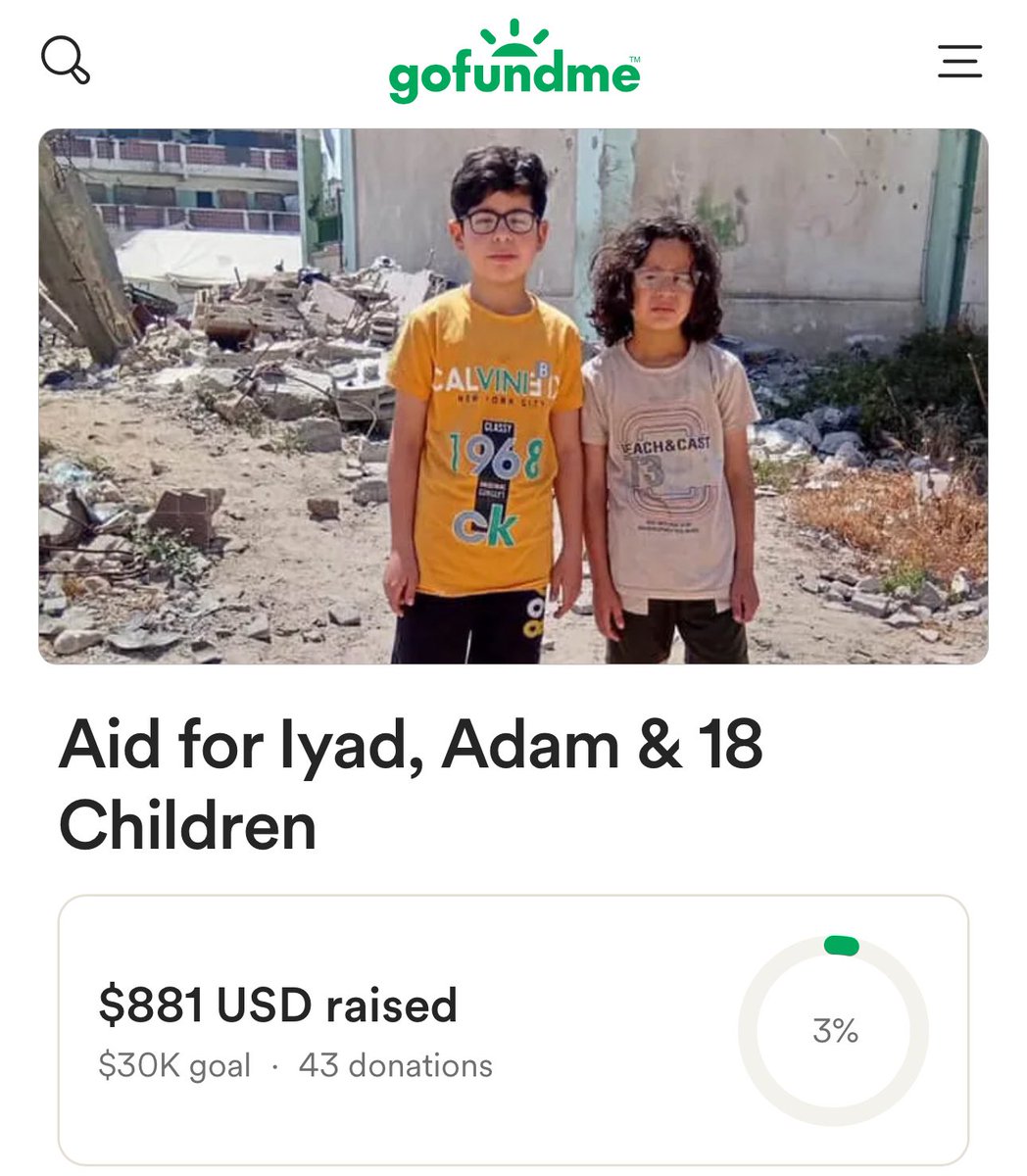 My family lives on donations. If donations stop, they won't be able to buy the necessities of life

If you see this share it and donate please 🙏🏼

Can we reach $1000? 

gofund.me/9dc8bb9a