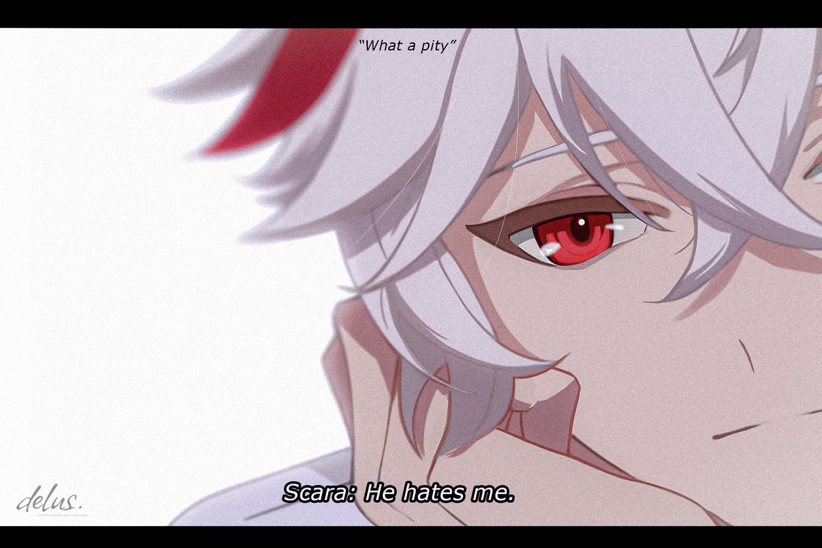 The first chapter of my fic "delus." on ao3!

tw: yandere bottom Scara

Here's the link: archiveofourown.org/works/66458392…

#kazuscara