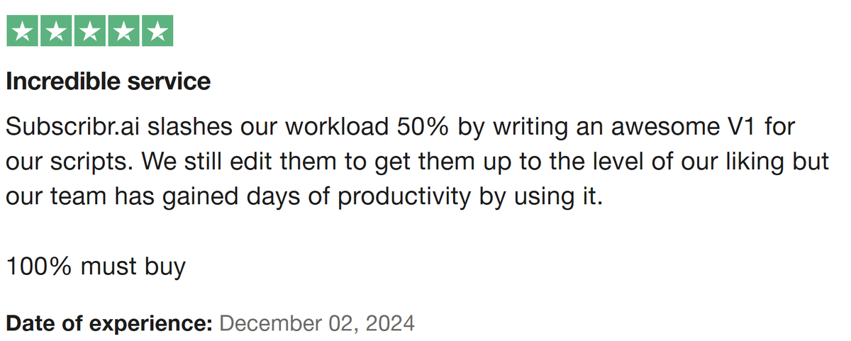 technsoftware's tweet image. Imagine having a personal scriptwriter that never sleeps 🤖 Subscribr creates authentic, share-worthy content fast! Perfect for creators craving growth without the grind.
👉 Take a peek here: appsumo.8odi.net/o4brPg
🎉 @AppSumo #ContentCreators #YouTubeHacks