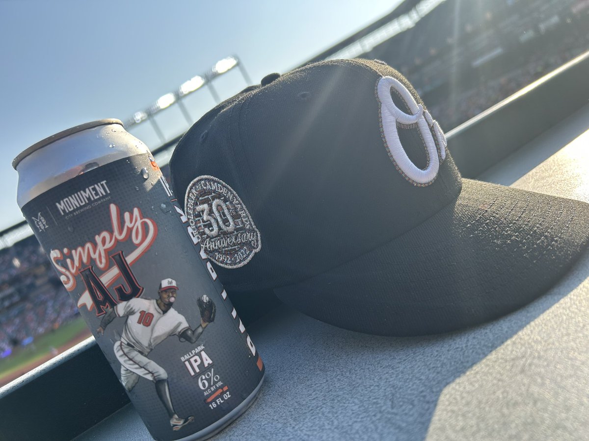 From Adam Jones’ hometown to where he has a beer named after him….<a href="/HatClub/">HAT CLUB</a> , you never cease to impress. #Fireworks