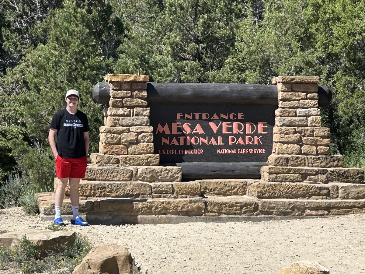 coach_schulze's tweet photo. 🇺🇸National Parks Tour 2025🇺🇸 
Day 12 - Stop #1 Mesa Verde NP
#visitAmerica #summer2025 https://t.co/AxefNFIOMX