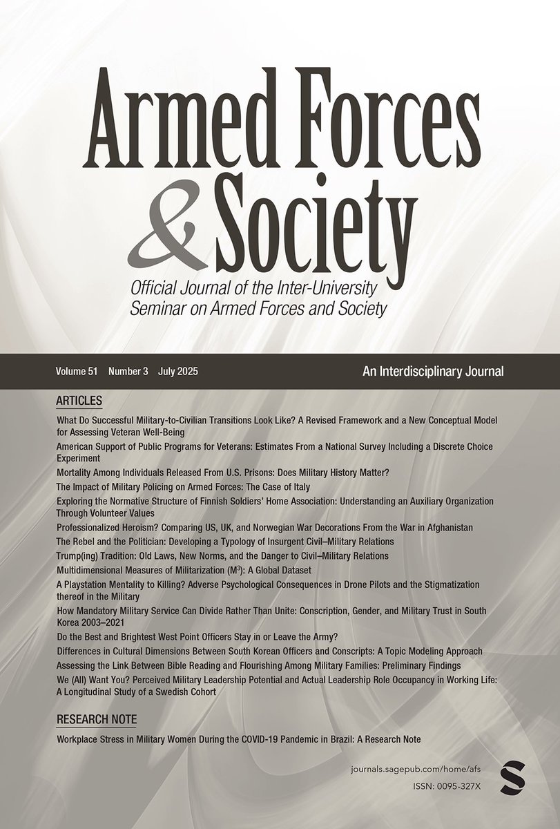 AFS_SAGE's tweet image. Our July 2025 Issue is now available!
#NewIssue
…urnals-sagepub-com.lib-e2.lib.ttu.edu/toc/afsa/51/3