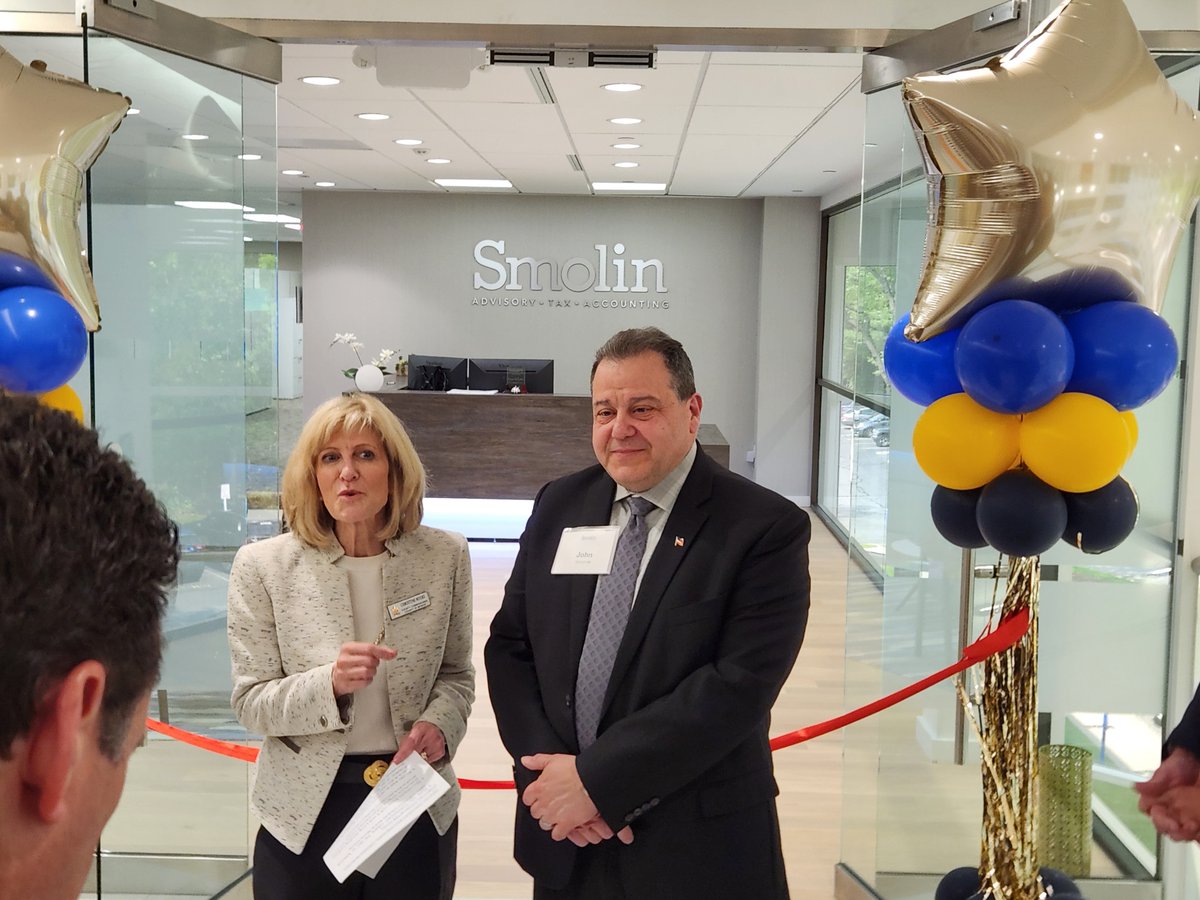 Welcome to Morris County, Smolin, Lupin &amp; Co.! Morris County officials joined Parsippany-Troy Hills and the Morris County Chamber of Commerce today to welcome the firm founded in 1947 to its new office in Parsippany, where a ribbon-cutting ceremony celebrated the grand opening.