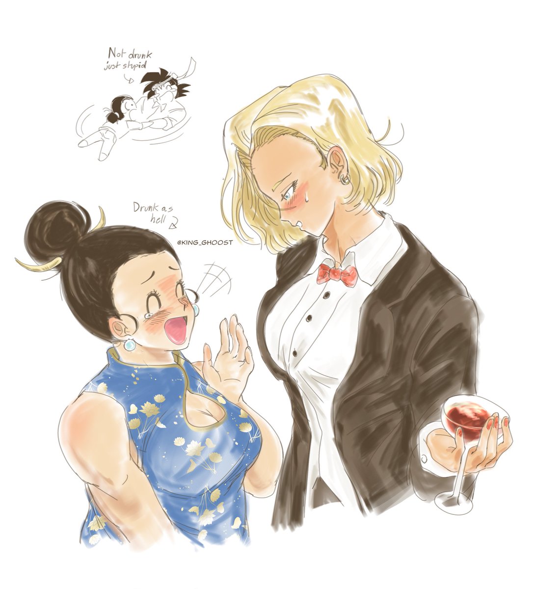 Going to a party 🍷✨️
#ドラゴンボール #DragonBall #k18 #chi18