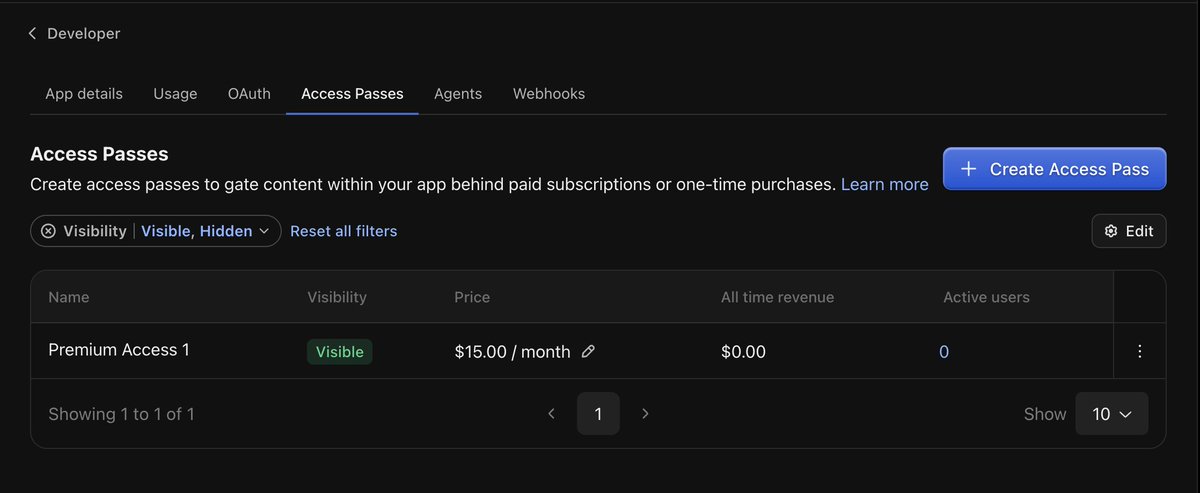 jantschulev's tweet image. Developers can now use subscriptions inside their apps.
If you already have an app, you can now charge monthly, quarterly, yearly or for any billing period (free trials included).
Million dollar businesses will be Whop apps.
dev.whop.com/features/subsc…