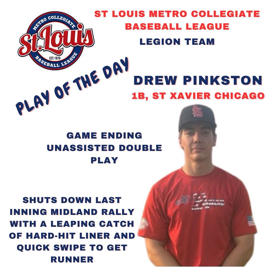 Drew Pinkston has been making plays everywhere for the Legion!