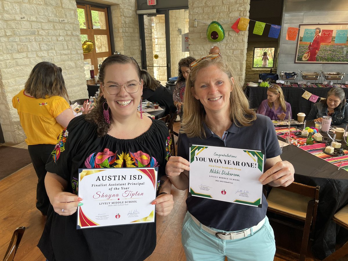 Melissa Rodriguez (@directorammr) on Twitter photo Today at our <a href="/Secondary_AISD/">AISD Secondary School Leadership</a> it was a beautiful <a href="/LivelyFalcons/">Lively Falcons</a> reunion! A special congratulations to <a href="/ShaynaTipton/">Shayna Tipton</a> and Academic Dean Dickerson! It was a wonderful celebration to head into summer! <a href="/AustinISD/">Austin ISD</a> 🙌🏼 Today at our <a href="/Secondary_AISD/">AISD Secondary School Leadership</a> it was a beautiful <a href="/LivelyFalcons/">Lively Falcons</a> reunion! A special congratulations to <a href="/ShaynaTipton/">Shayna Tipton</a> and Academic Dean Dickerson! It was a wonderful celebration to head into summer! <a href="/AustinISD/">Austin ISD</a> 🙌🏼