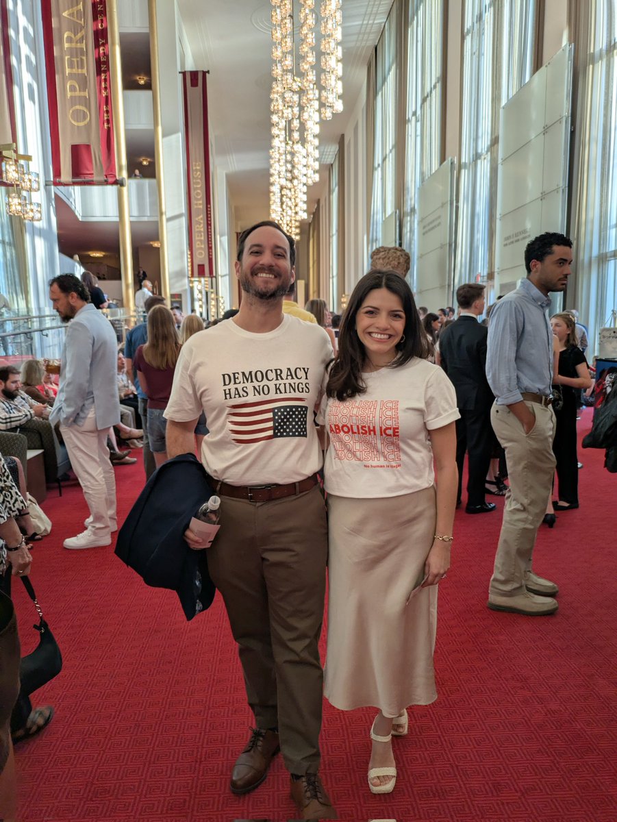 When you can't change your Kennedy Center tickets cause Trump turned it into a fundraiser for his fascist friends, you make a statement out of it.