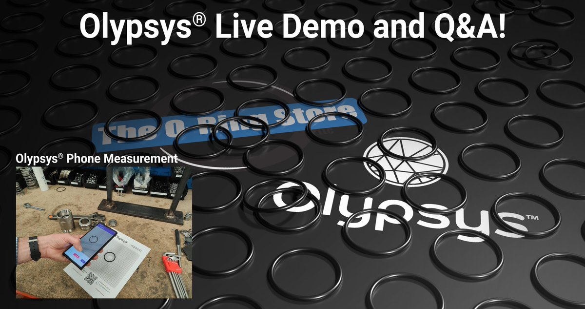 The O-Ring Store team is holding a webinar tomorrow to show off the Olypsys app for measuring O-Rings. We'd like it if you and some of your team would join to see how it could benefit your team!

us06web.zoom.us/webinar/regist…

We are also running this weekly if you are not available