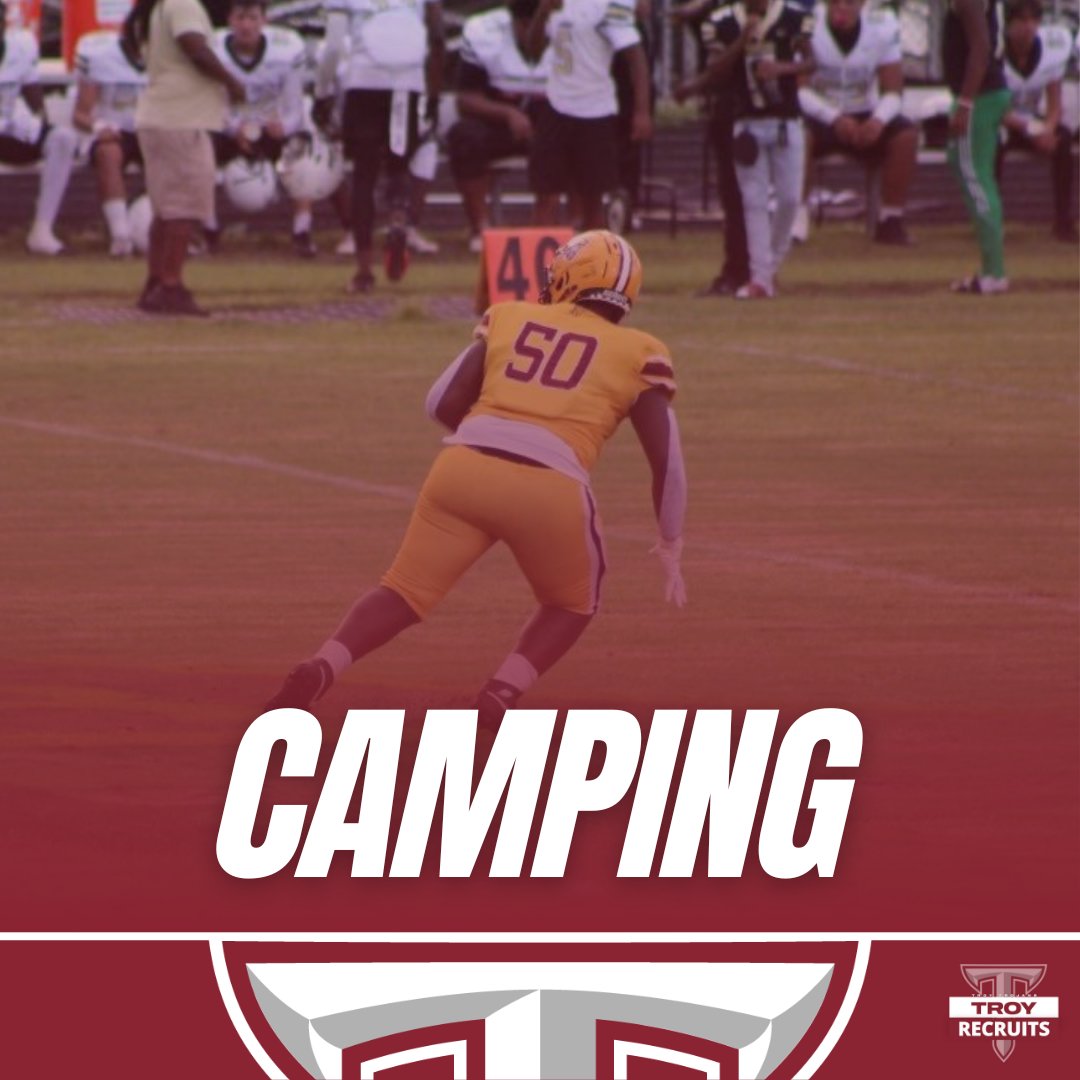 SUMMER CAMP: C/0 2026 Troy Trojans
<a href="/TroyTrojansFB/">Troy Trojans Football 8x⚔️</a> will host 5'10 161lbs DT Elijah Delia <a href="/ElijahDelia__/">Elijah -</a> from Glades Central High School on June 13th for Summer Camp.  

Delia has 50 tackles , 4 sacks this season under former Troy legend QB Omar Haugabook.

Offers from Keiser.