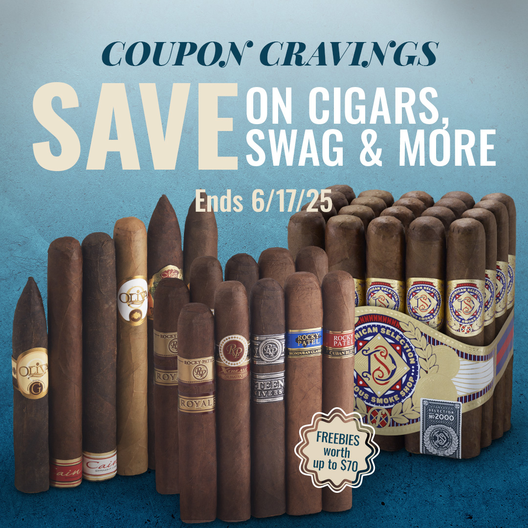 Deals Start at $50 Minimum Purchase! Don't miss out - Make sure you tack on some freebies for your next Famous Smoke Shop order - ow.ly/aBKv50W80Xj.

#cigar #cigars
