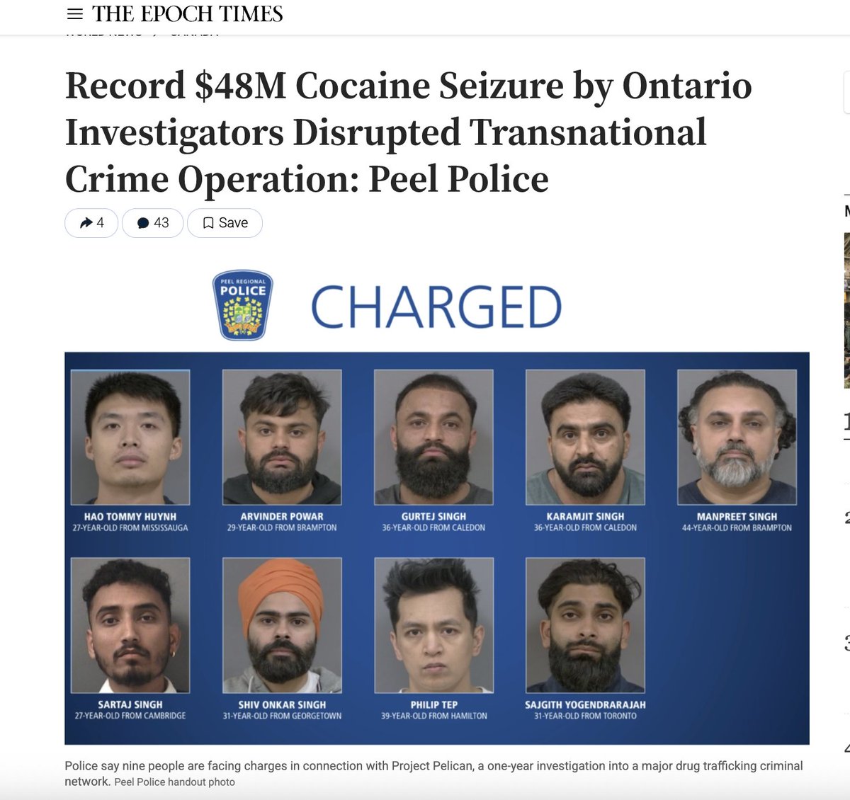 NamaariB's tweet image. Let is Snow, let it snow, let it snow! ;)  
Nothing to see here folks. 
Introducing &quot;Project Pelican. lol 
48 Million dollars. WOW! #Canada  #ontario #Drugdistribution
