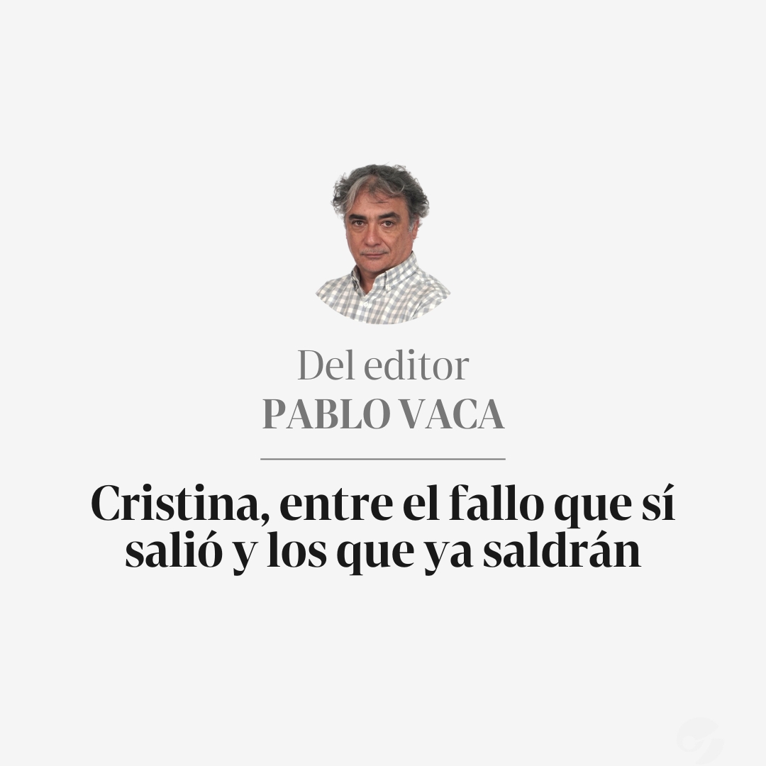 DEL EDITOR | La expresidenta irá presa por la Causa Vialidad, pero la esperan al menos otros tres juicios. Su estrategia será la misma que hasta ahora: presentarse como perseguida y víctima del "poder real". 

✍️ Leé la columna de <a href="/pablorvaca/">Pablo Vaca</a> en clar.in/4l5DTFq