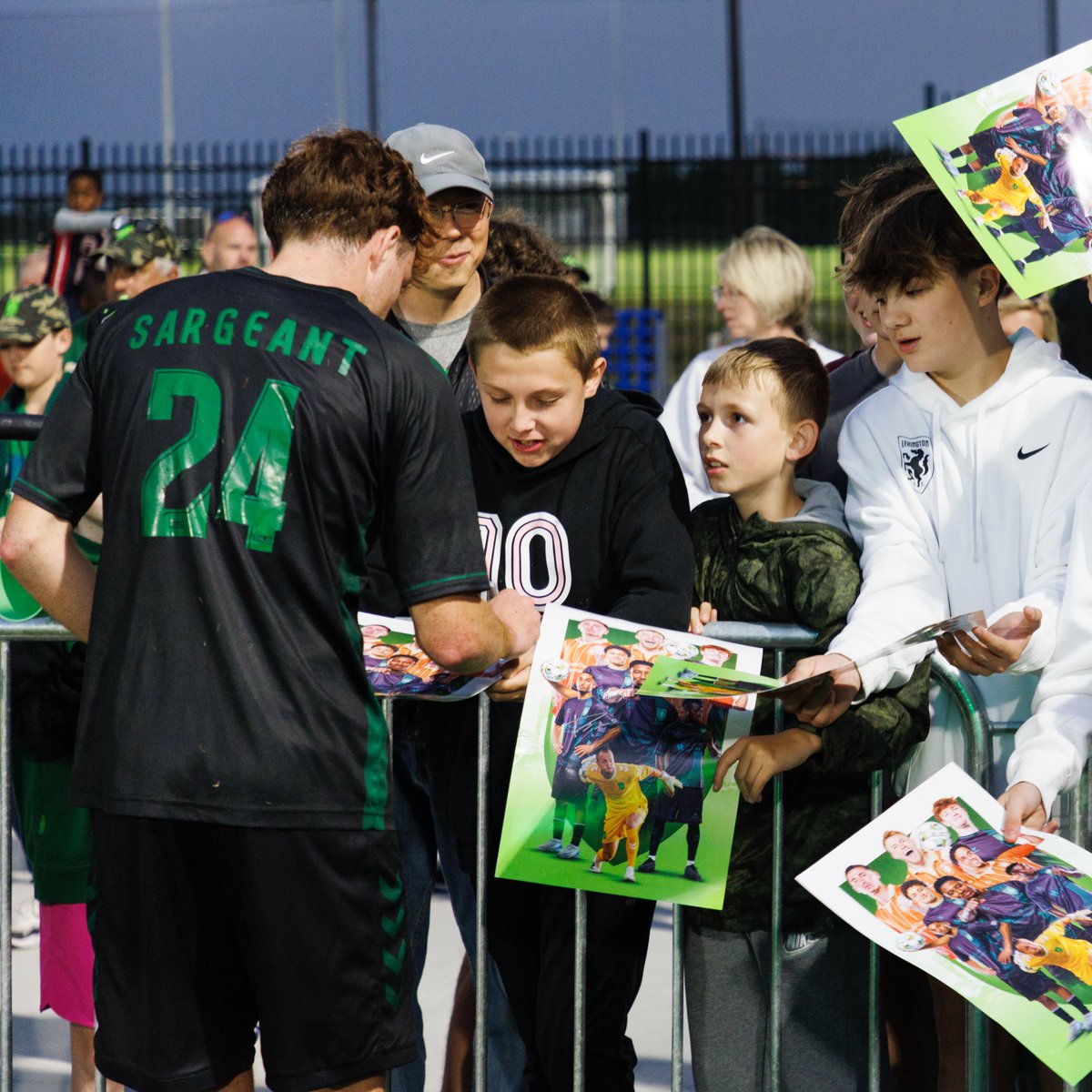 Come try on your 2025–26 youth club kits before ordering!
The Team Store will be open this Friday, June 13th from 12:00 PM – 6:30 PM for kit try-ons.

Bonus: From 1:00 – 3:00 PM, stop by to meet Kendall Burks, Sofiane Djeffal, and Kieran Sergeant