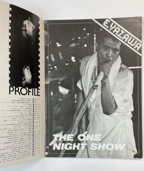 矢沢永吉　1979年 ポスター＋オマケ付き 矢沢永吉ポスター 1979年 One Night Show ナゴヤ球場
