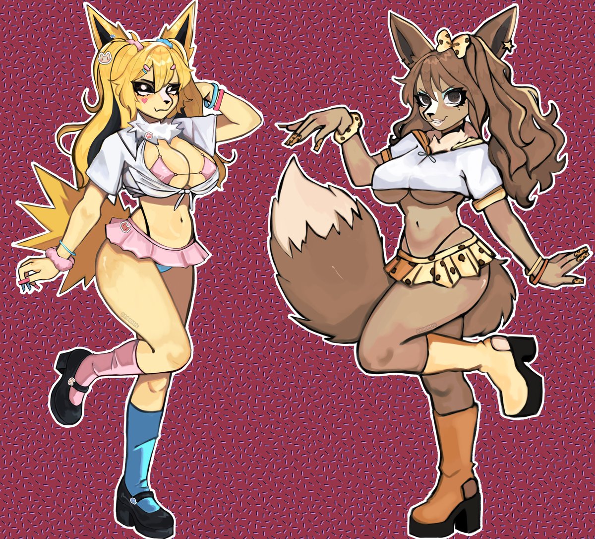 ArletthEric's tweet photo. Commission for @Harwy00 ! 
#Commissionsopen #commissionart #furry #furryart #digitalart #commission #pokemon #pokemonfanart #fanart #eevee #jolteon #gyaru #fanartpokemon https://t.co/5lmhAB99rQ