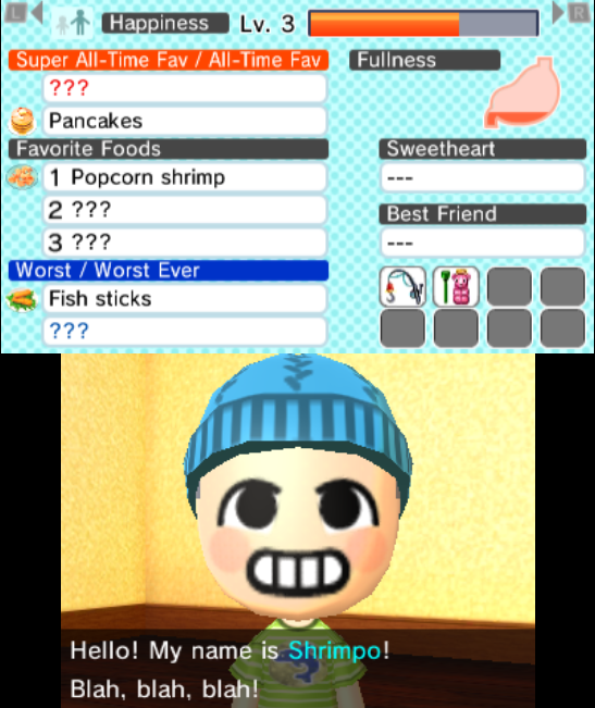 He's so proud of his Shrimpo impression