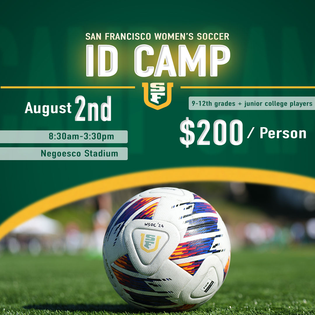 𝓣𝓻𝓪𝓲𝓷 𝓵𝓲𝓴𝓮 𝓽𝓱𝓮 𝓓𝓸𝓷𝓼 ⚽️

Join us for our next ID Camp on Saturday, August 2nd at Negoesco Stadium!

Open to any and all entrants - only limited by gender, age and capacity.

🔗Register: rb.gy/0kcxci 

#USFDons | #WCCsports
