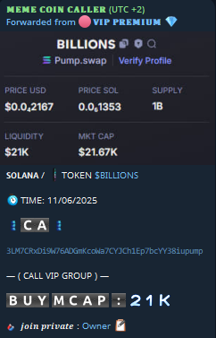 dolphincalled's tweet photo. πͺ π¦π’πππ‘π
#AURA #TOOFY #OBVIOUS #SNIBBU #ZENAI #YOU #OPAIUM #ROBOTAXI #XCHAT #NOBODY #GIGAMASK
TIME: 11/6/2025
#BILLIONS
CA: 3LM7CRxDi9W76ADGmKcoWa7CYJCh1Ep7bcYY38iupump
ππππ 21πππππ 518K MCAPπ
WIN: 24.6X
FOLLOW TG: https://t.co/PTkIzpFb6Y
#Solana #memecoins https://t.co/4Z6Kh6nxvh