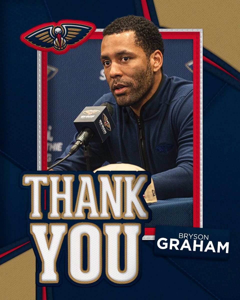 Thank you for everything you did for the organization for the past 15 years Bryson 👏