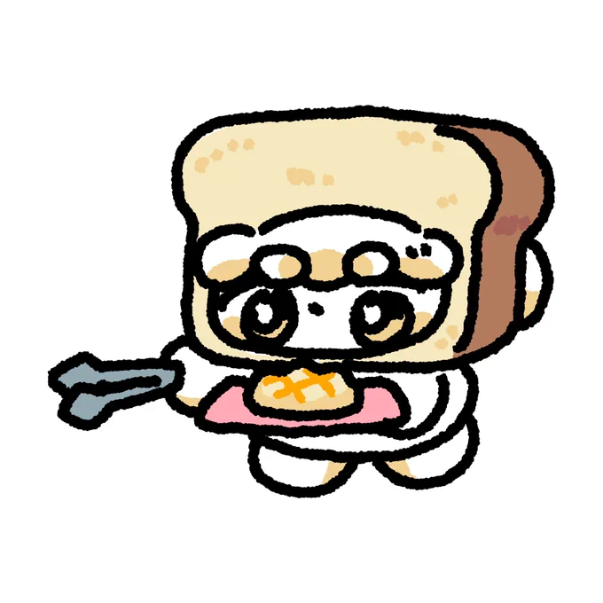 ( (◕ . ◕( )⊃ ) #パンの日