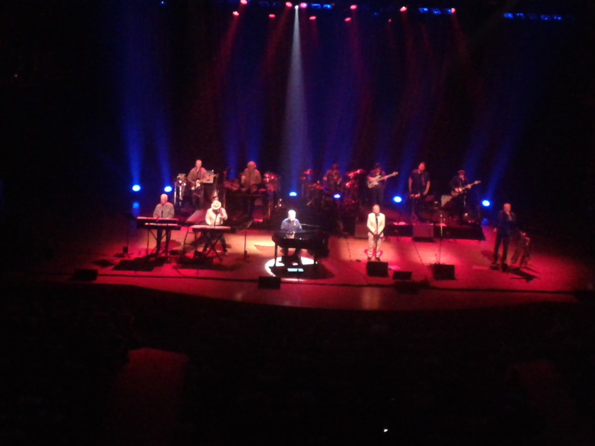 My ultimate tribute - a blurry, spot-lit, featureless portrait (from the Symphony Hall in 2016)