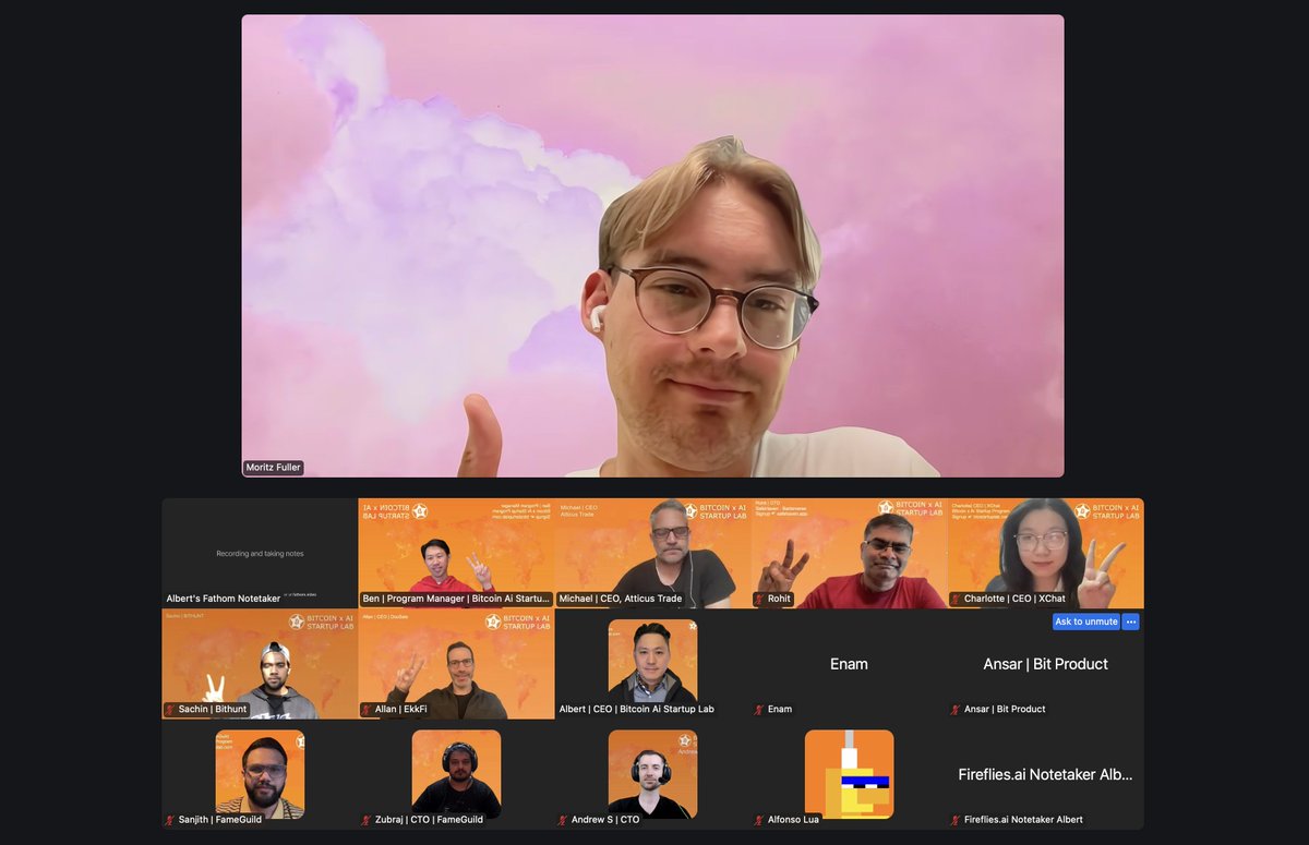 Big thanks to <a href="/cryptoschindler/">Moritz</a> , Developer Relations Engineer at ICP/ <a href="/dfinity/">DFINITY</a> , for leading a powerful workshop on decentralized compute. Our founders left with clarity, insights, and inspiration. #Bitcoin #AI #Startups #Web3 #Crypto