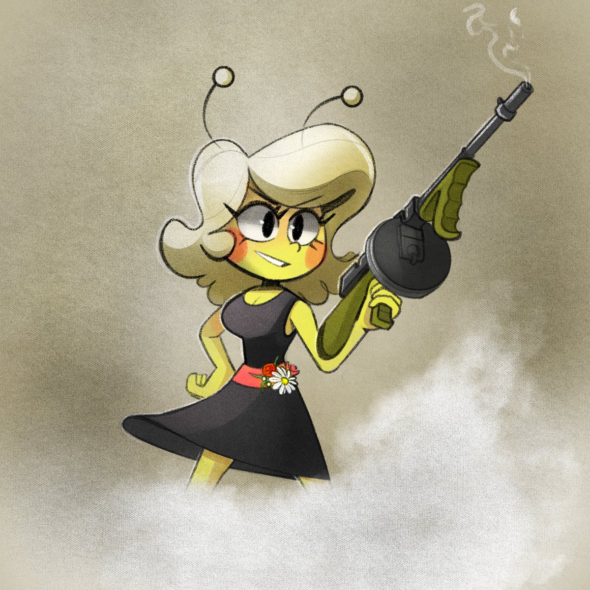 SynDuo's tweet image. Bee Girl with her Stinger 🐝

#clientwork