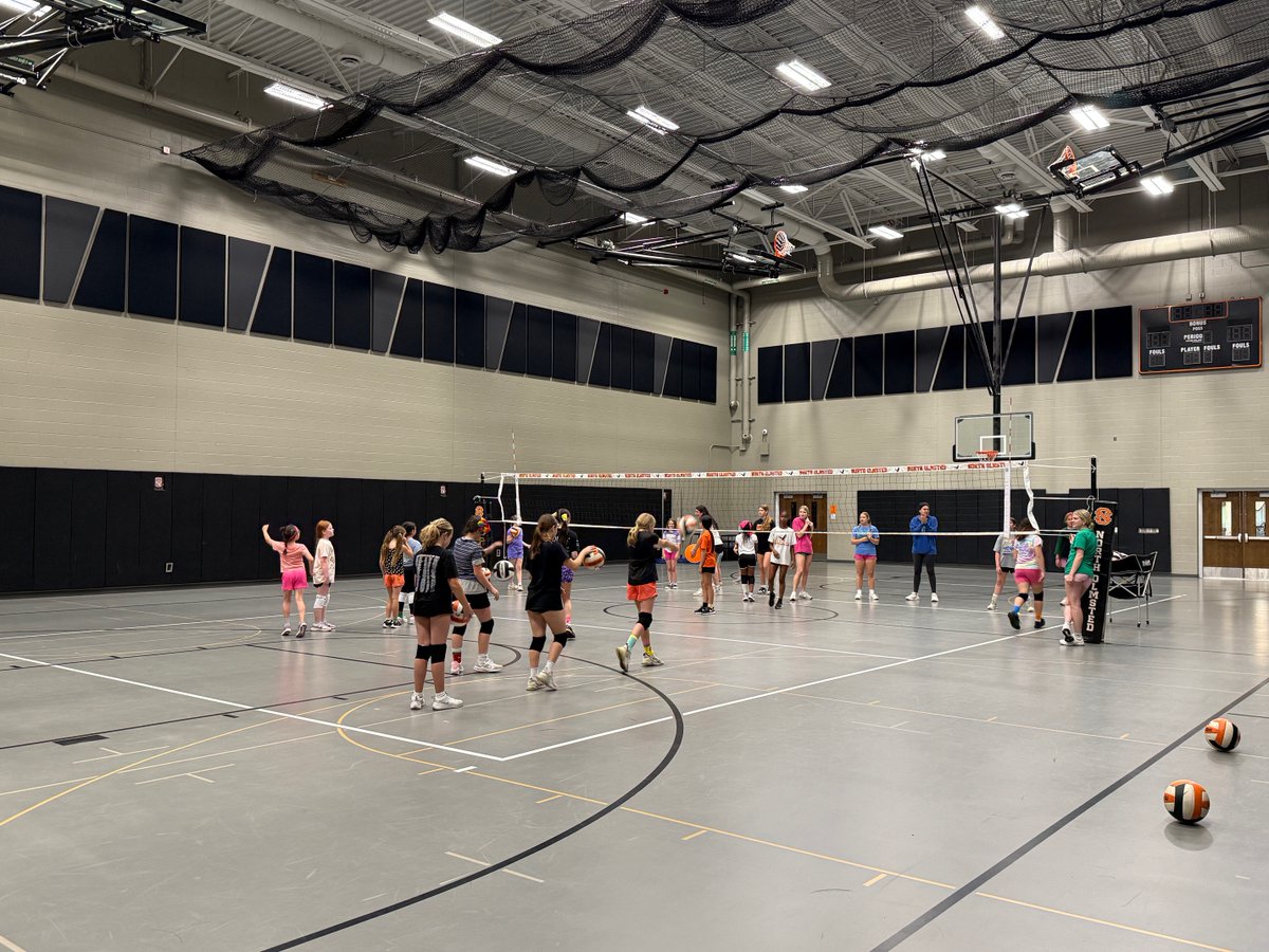 The gym is buzzing with energy this week with volleyball camp taking place! Campers were learning new skills, build teamwork, and have a blast on the court.