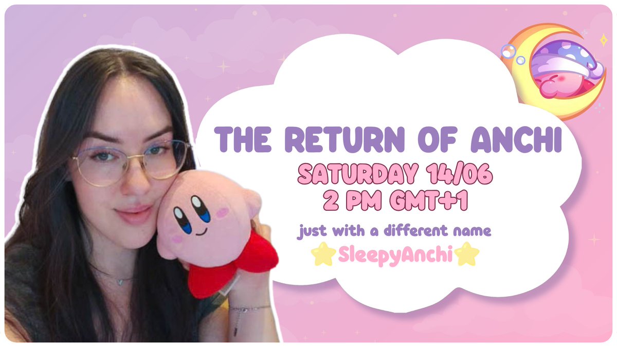sleepyanchi's tweet photo. 💜My first stream back after creating dust on Twitch for almost a full year! 
I'm so excited and nervous! 🙈
🎨I'll be chatting and painting-by-number!
You can find me at https://t.co/u2V2V0UXLI
See you in 3 days! https://t.co/YYEsdSFhyW