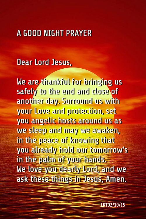 Good night, everyone. Sleep well. 🙏