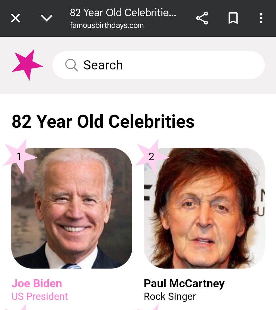 Sly Stone and Brian Wilson were both 82, and these things usually happen in threes