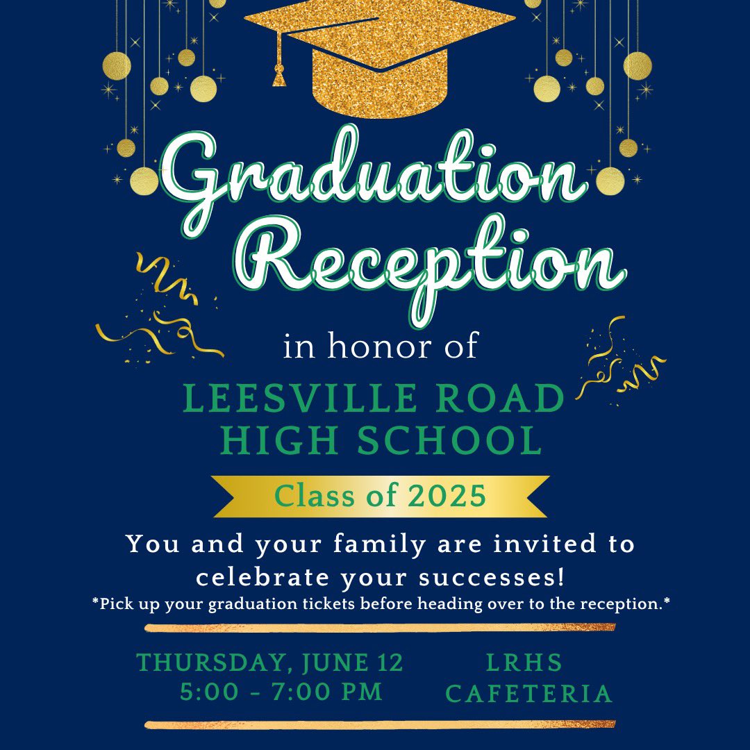 📣Seniors <a href="/leesvilleroadhs/">Leesville Road High</a> #ClassOf2025 #rollpride