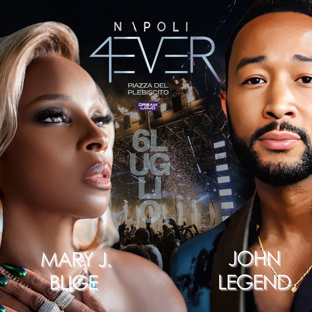 Excited to hit the stage in Italy for the Napoli 4 Ever Show, the official July 4th celebration.

Join me July 6th in Piazza del Plebiscito with John Legend, my band, and the incredible Independence Orchestra. Tickets on sale now!