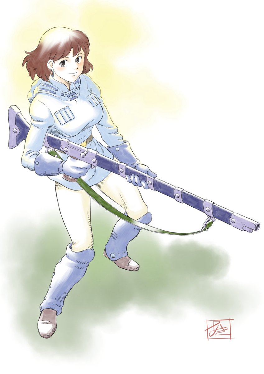 「アニメは好きだがコミックはしんどくて読めなかった。#普段なら絶対描かないであろう」|新名昭彦のイラスト