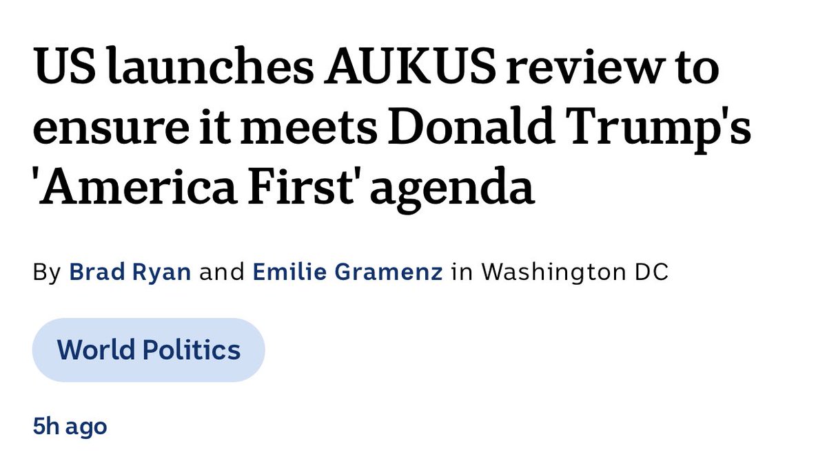 strangerous10's tweet photo. If this isn’t the kick up the arse the government needs to pull out of AUKUS, what else do they want? 🙄 https://t.co/9MwvkWsaLN