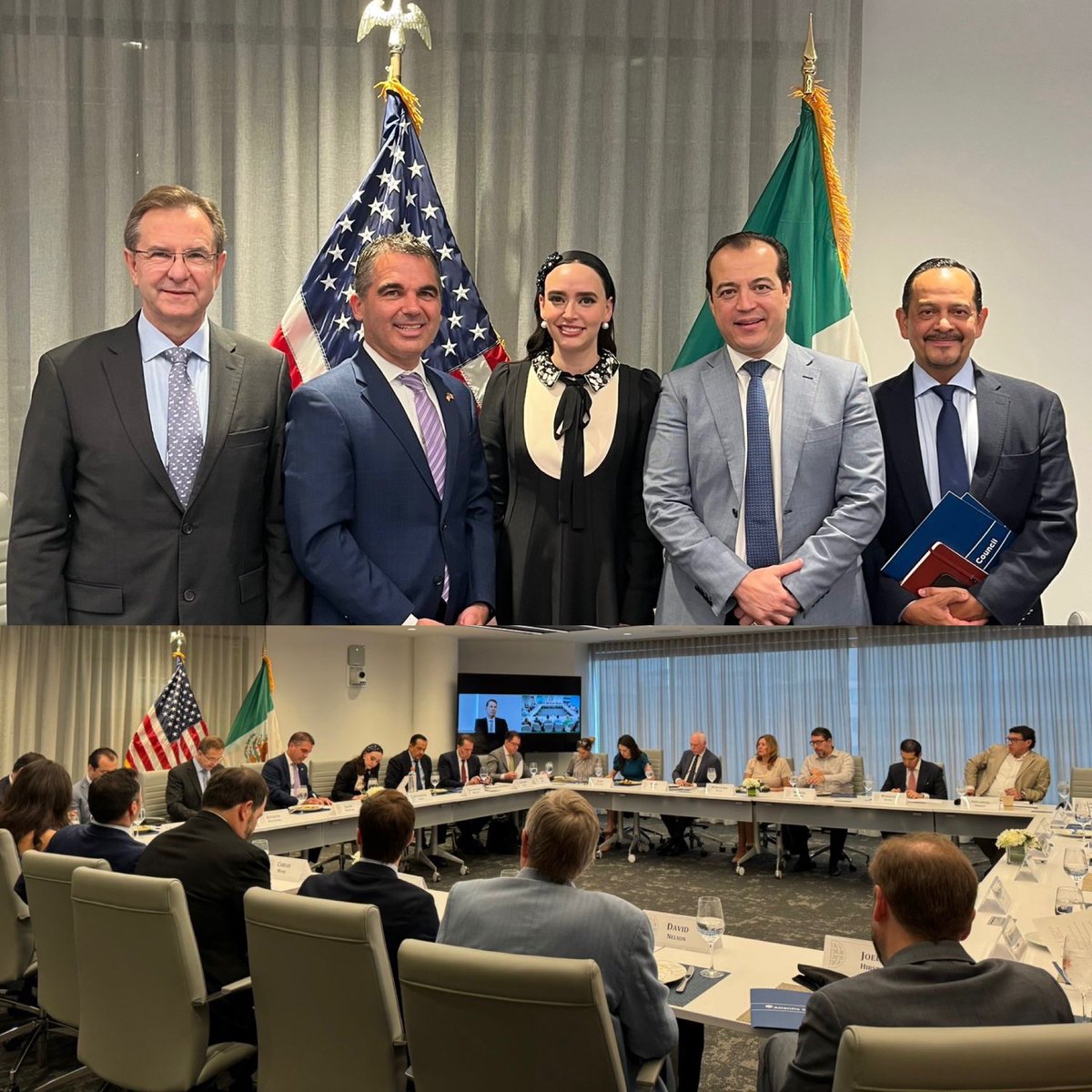 Jason Marczak (@jmarczak) on Twitter photo Economic security is a shared US and #Mexico priority. Great to welcome Undersecretary of Foreign Trade <a href="/LuisRosendo_/">Luis Rosendo Gutiérrez</a> , Ambassador <a href="/emoctezumab/">Esteban Moctezuma Barragán</a> and Coordinator of Regional Economic Development and Relocation Advisory Council (CADERR) <a href="/AltagraciaGome/">Altagracia Gómez Sierra</a> to the <a href="/AtlanticCouncil/">Atlantic Council</a>. Economic security is a shared US and #Mexico priority. Great to welcome Undersecretary of Foreign Trade <a href="/LuisRosendo_/">Luis Rosendo Gutiérrez</a> , Ambassador <a href="/emoctezumab/">Esteban Moctezuma Barragán</a> and Coordinator of Regional Economic Development and Relocation Advisory Council (CADERR) <a href="/AltagraciaGome/">Altagracia Gómez Sierra</a> to the <a href="/AtlanticCouncil/">Atlantic Council</a>.